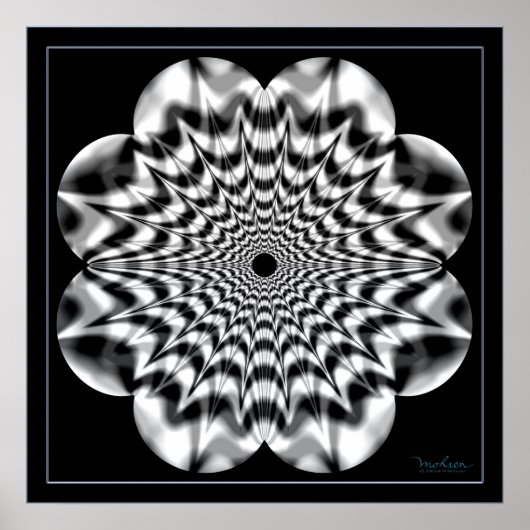 fractale oscillator poster (Voorkant)