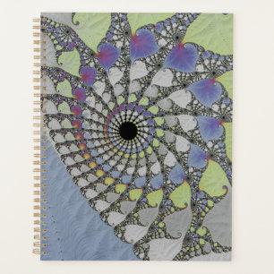 Fractale plantaardige textuur planner