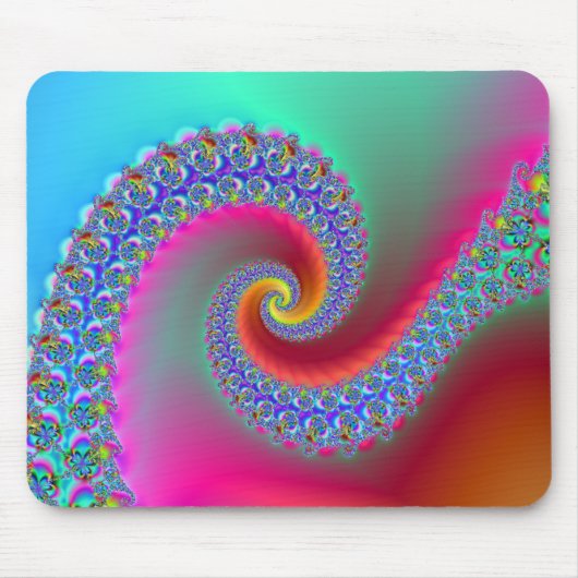 Fractale plezier26 muismat (Voorkant)