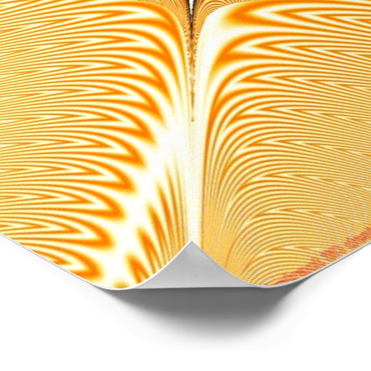 Fractale projectie 1,4 g poster (Hoek)