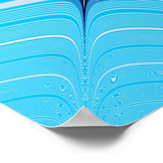 Fractale projectie 1.4 poster (Hoek)