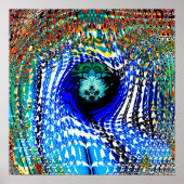 Fractale projectie 2.7a poster (Voorkant)