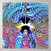 Fractale projectie 2.7b poster (Voorkant)