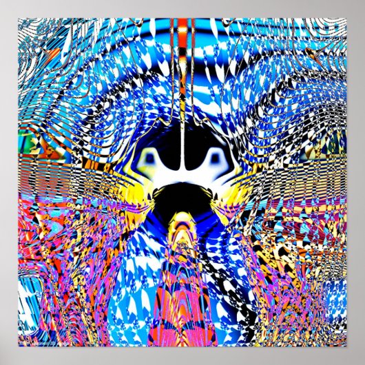 Fractale projectie 2.7b poster (Voorkant)