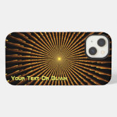 Fractale Pulsar iPhone Hoesje (Achterkant horizontaal)