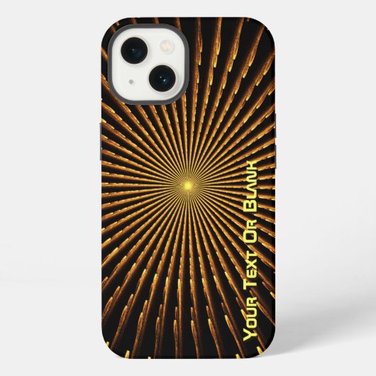 Fractale Pulsar iPhone Hoesje (Achterkant)