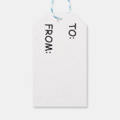 Fractale radiantie cadeaulabel (Achterkant)