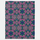 Fractale radiantie fleece deken (Voorkant)