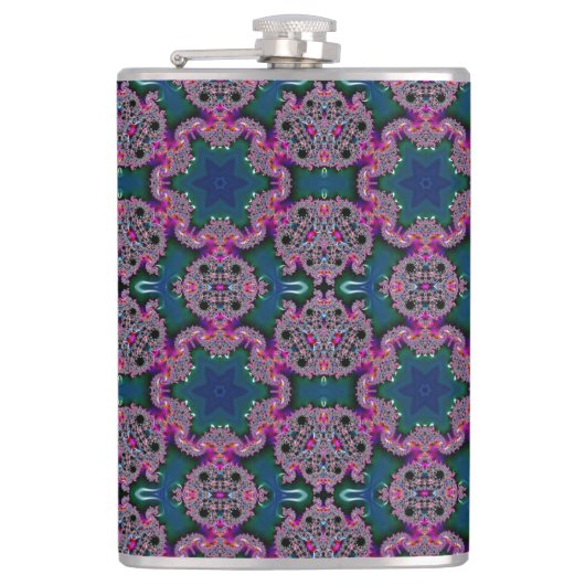 Fractale radiantie heupfles (Voorkant)