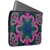 Fractale radiantie laptop sleeve (Voorkant Rechts)