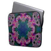 Fractale radiantie laptop sleeve (Voorkant Links)