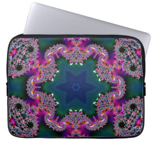 Fractale radiantie laptop sleeve