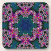 Fractale radiantie plastisch Onderzetter (Voorkant)