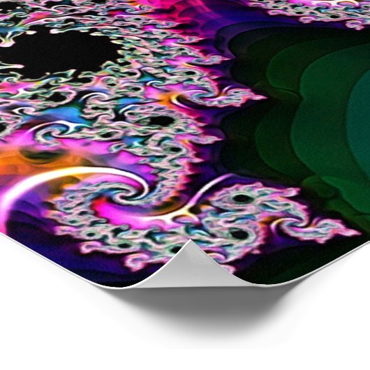 Fractale radiantie poster (Hoek)