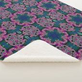 Fractale radiantie sherpa deken (3/4)