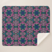 Fractale radiantie sherpa deken (Voorkant (horizontaal))