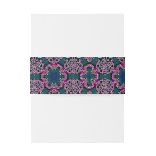 Fractale radiantie uitnodigingen wikkel (Achterkant Voorbeeld)