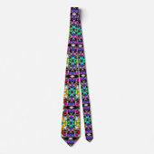 Fractale regenboogaanraking stropdas (Voorkant)