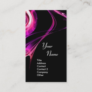 FRACTALE ROOS 3 lichtroze paars viool Visitekaartje