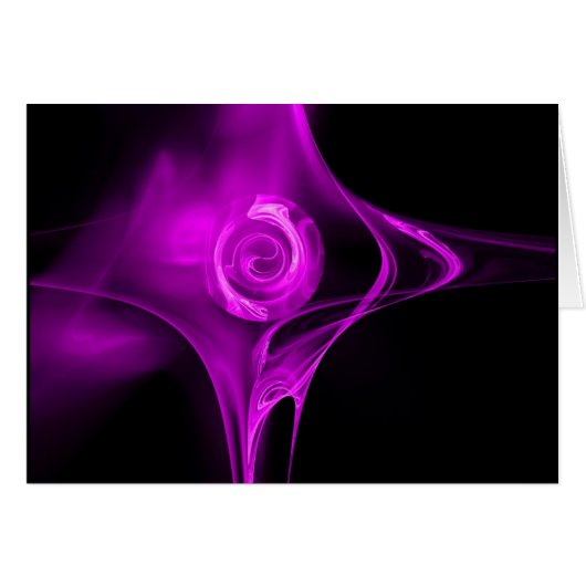 FRACTALE ROOS , paars violet (Voorkant Horizontaal)