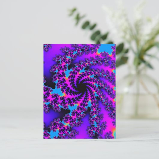 Fractale schoonheid briefkaart (Staand voorkant)
