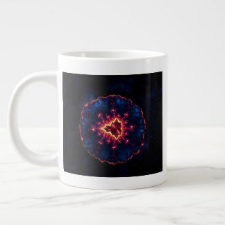 Fractale schoonheid gemanipuleerde Mandelbrot Grote Koffiekop