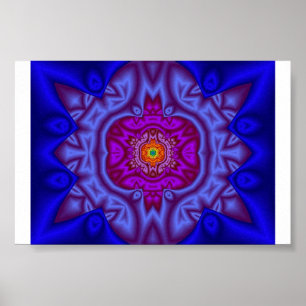 Fractale schoonheid poster