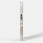 Fractale sneeuwvlok op beige Case-Mate iPhone case (Achterkant / Rechts)