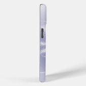 Fractale sneeuwvlok op Paarse Case-Mate iPhone Case (Achterkant / Rechts)