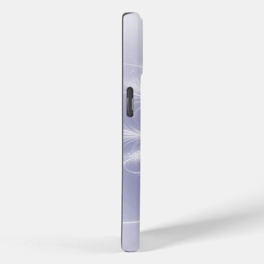 Fractale sneeuwvlok op Paarse Case-Mate iPhone Case (Achterkant / Rechts)