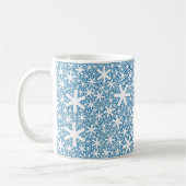fractale sneeuwvlokken koffiemok (Links)