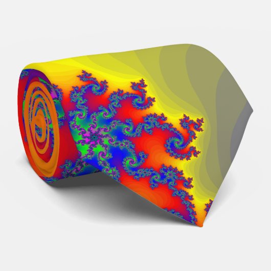 Fractale spiraaltjes: Necktie/Stropdas Stropdas (Opgerold)