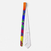 Fractale spiraaltjes: Necktie/Stropdas Stropdas (Achterkant)