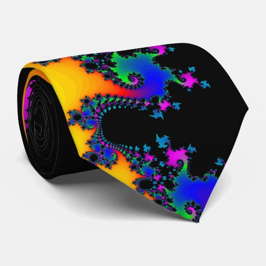 Fractale spiraaltjes: Necktie/Stropdas Stropdas (Opgerold)