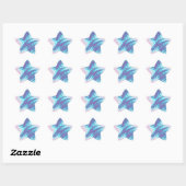 Fractale sticker - Ster (20 per vel) (Vel)