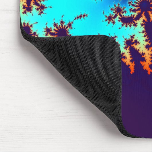 fractale stropdas-kleurstof: dierlijke afdruk muismat (Hoek)