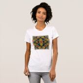 Fractale structuur van de veren van een dwergpapeg t-shirt (Voorkant volledig)