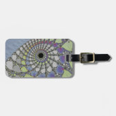 Fractale textuur hoes voor laptop v bagagelabel (Voorkant horizontaal)