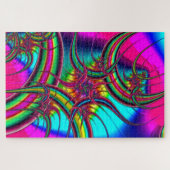 fractale veren puzzel legpuzzel (Horizontaal)