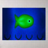 Fractale Vis Poster (Voorkant)