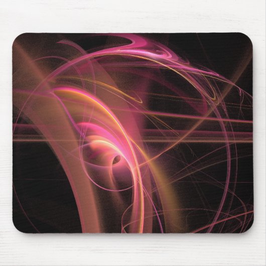 Fractale Vlam Abstract 03 Muismat (Voorkant)