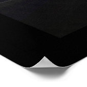 Fractale vlam: lichtcirkels poster (Hoek)