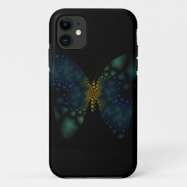 fractale vlinderes Case-Mate iPhone case