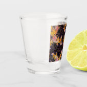 Fractale vuurstorm bol shot glas (Links)