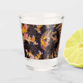 Fractale vuurstorm bol shot glas