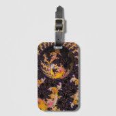 Fractale Vuurstorm Sfeer Bagagelabel (Voorkant (verticaal))