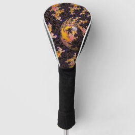 Fractale vuurstormbol golfheadcover