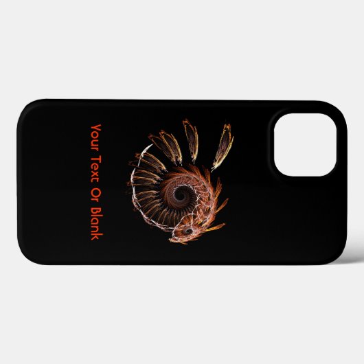 Fractale Vuurvogel Case-Mate iPhone Case (Achterkant (horizontaal))