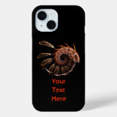 Fractale Vuurvogel Case-Mate iPhone Case (Achterkant)