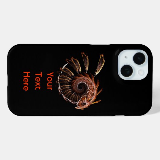 Fractale Vuurvogel Case-Mate iPhone Case (Achterkant (horizontaal))